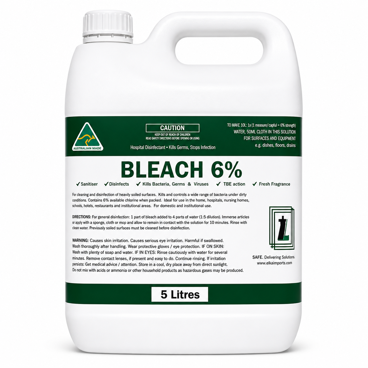 (6) Bleach 6% 5L
