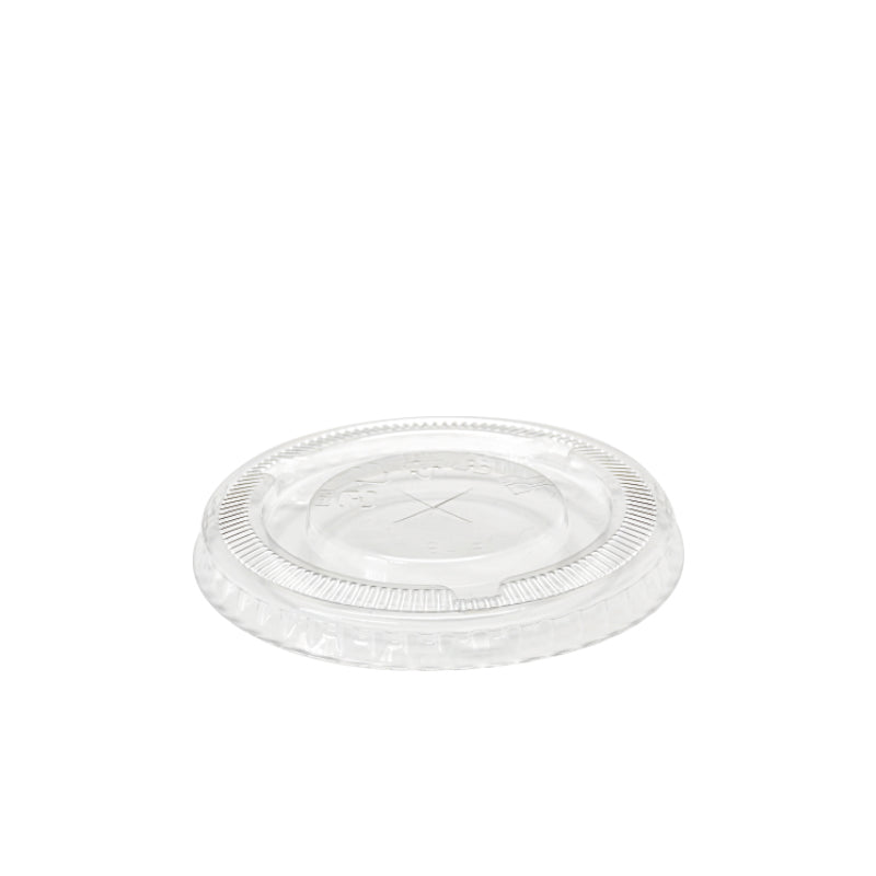 Clear Large Flat Lid for 12oz-24oz RPET Cups 98mm Carton of 1000