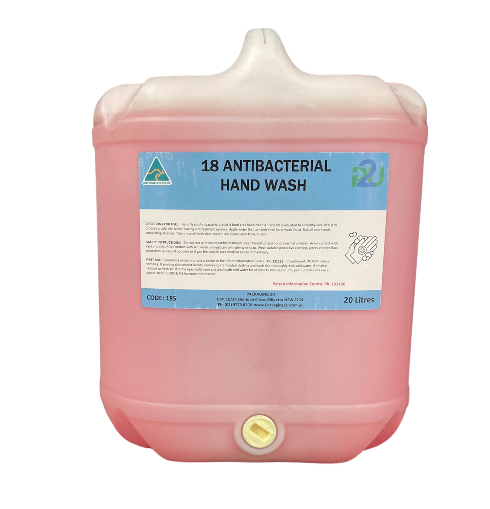 (18) Anti Bacterial Hand Soap Wash 5L