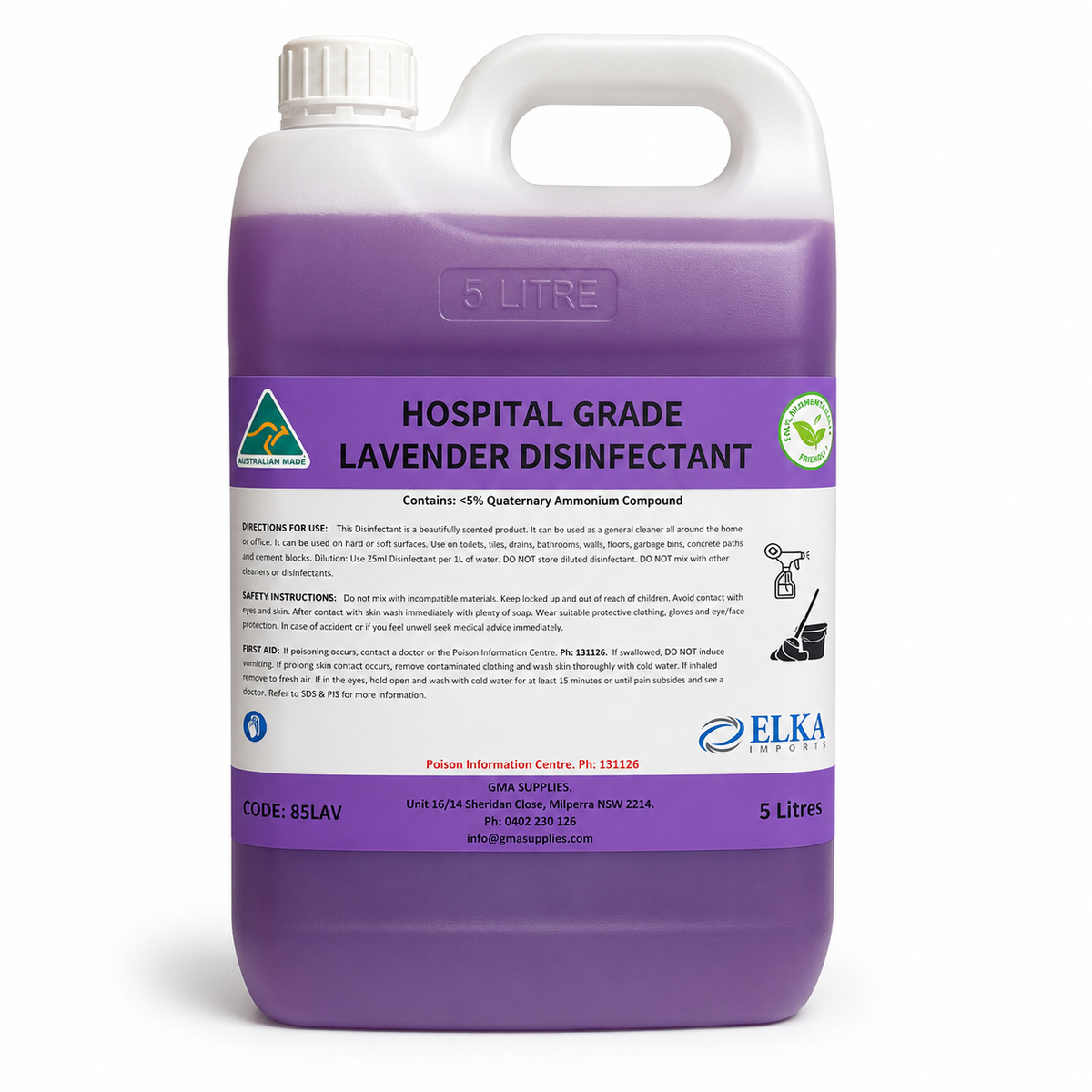 (8) Disinfectant Lavender 5L