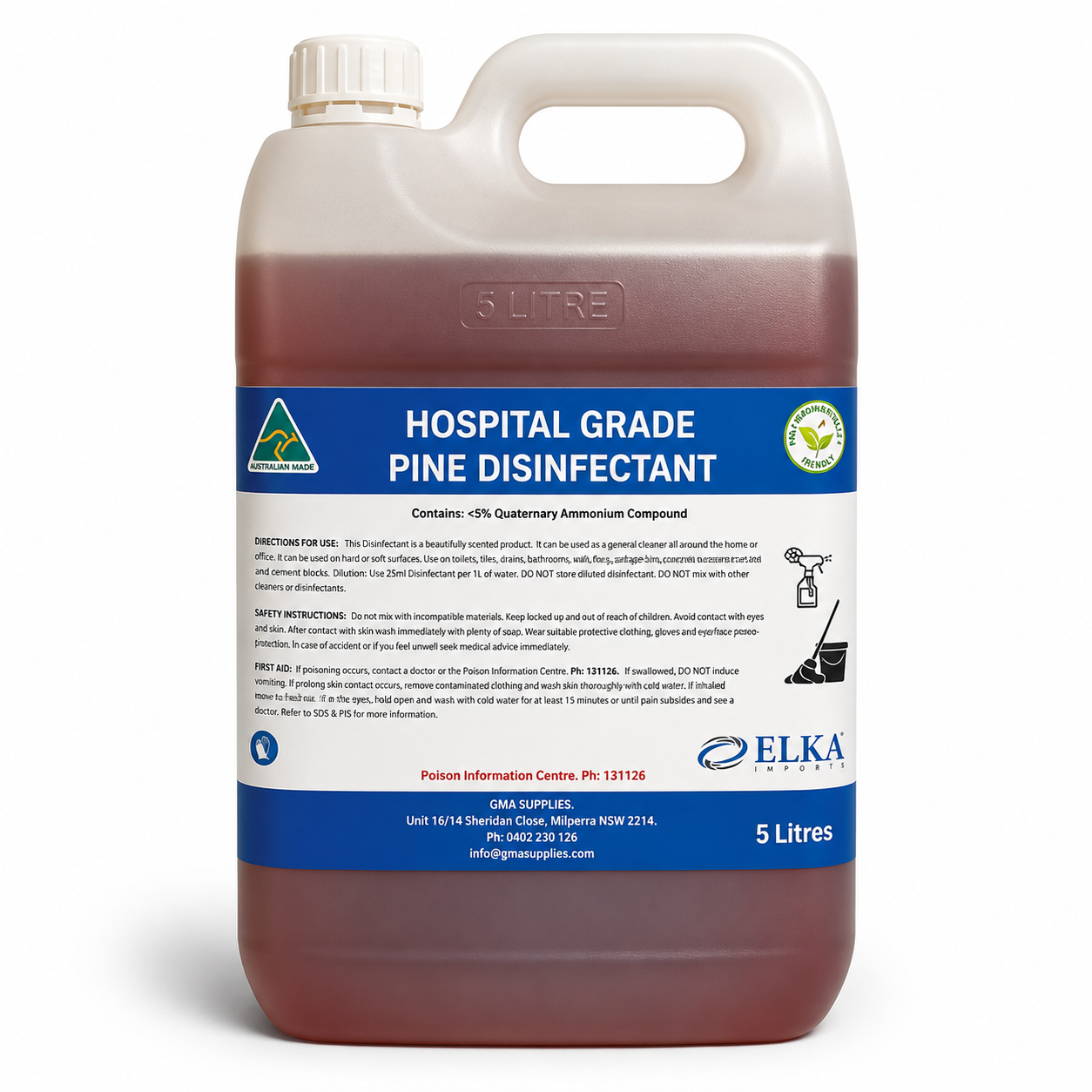 (8) Disinfectant Pine 5L