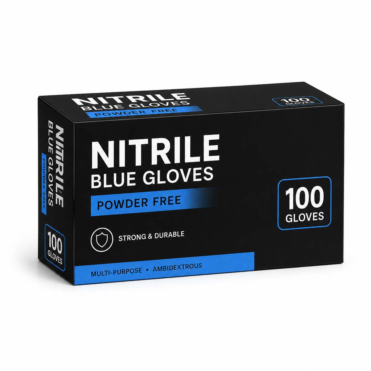 Small Blue Nitrile Gloves Carton of 1000