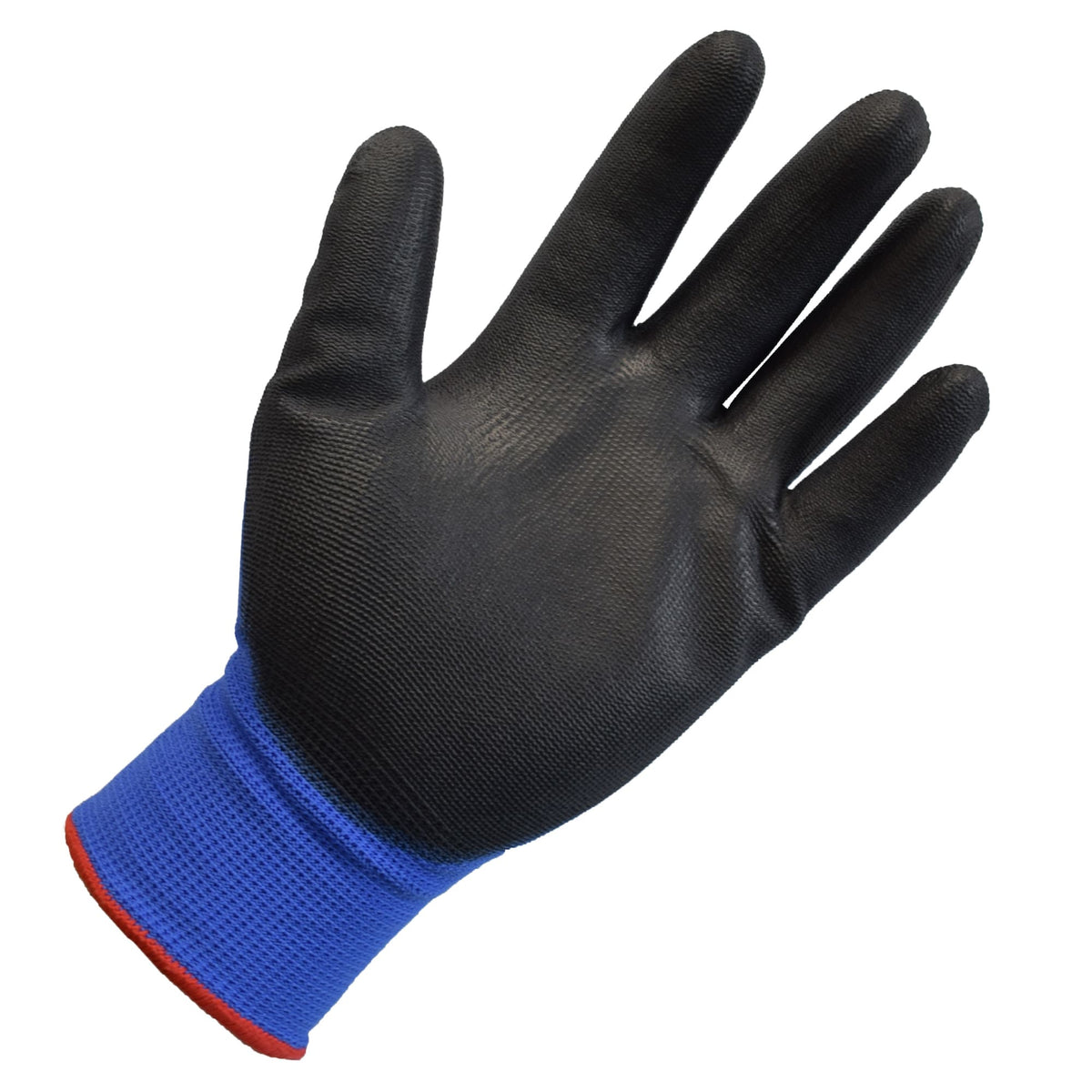 Stealth Blue Heeler PU Palm Gloves Blue / Black Carton of 240 (Pairs)