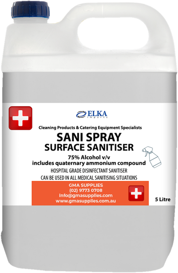 Sani Spray Surface Sanitiser 5L –