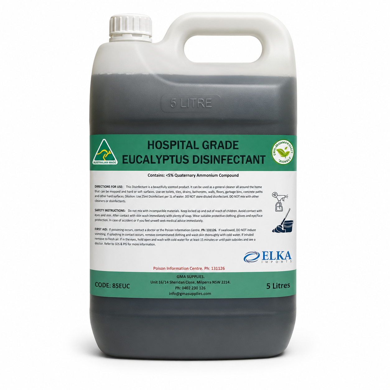 (8) Disinfectant Eucalyptus 5L