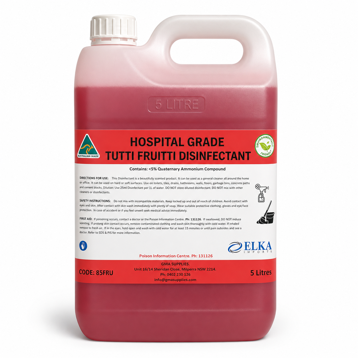(8) Disinfectant Fruity 5L