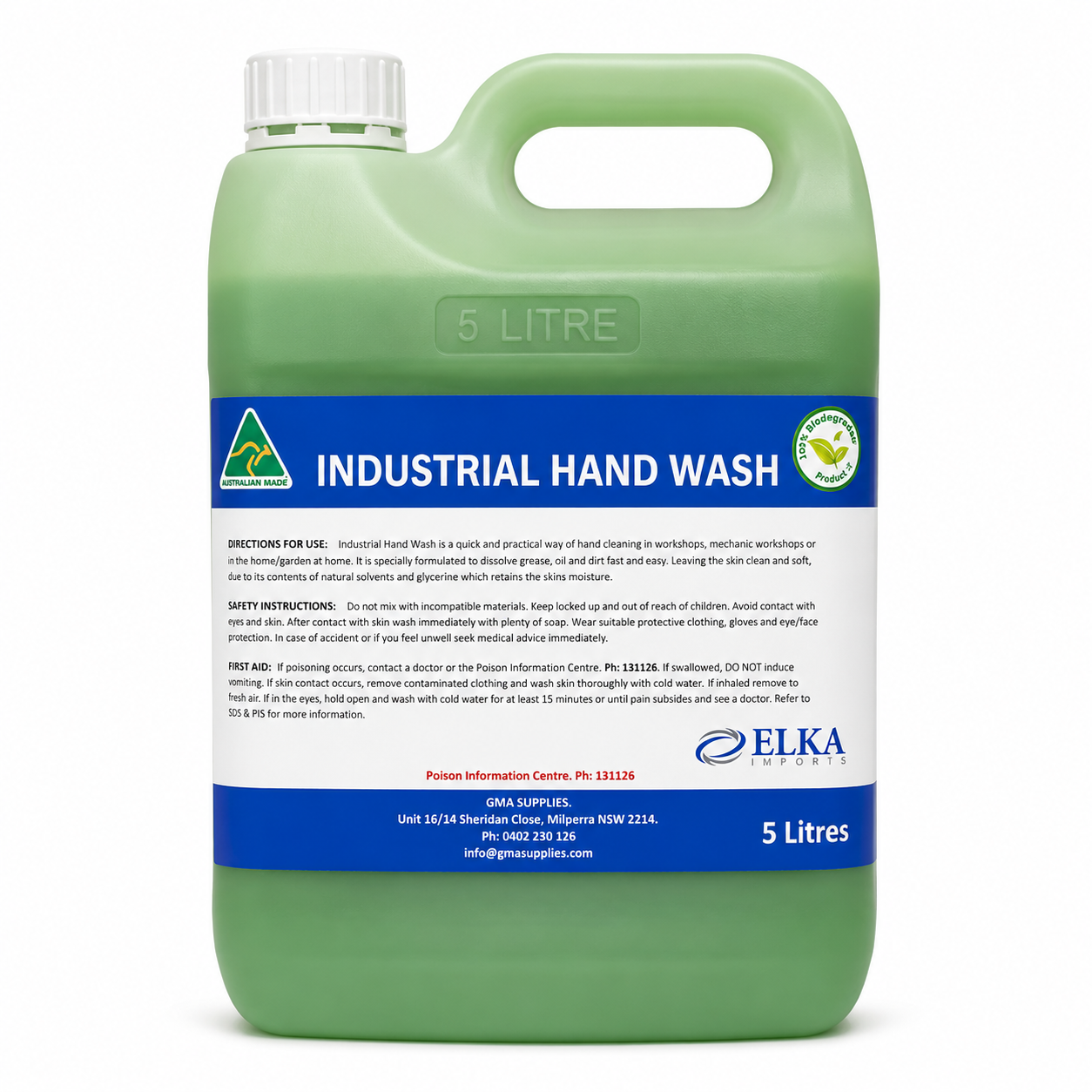 (31) Industrial Grit Hand Cleaner 5L