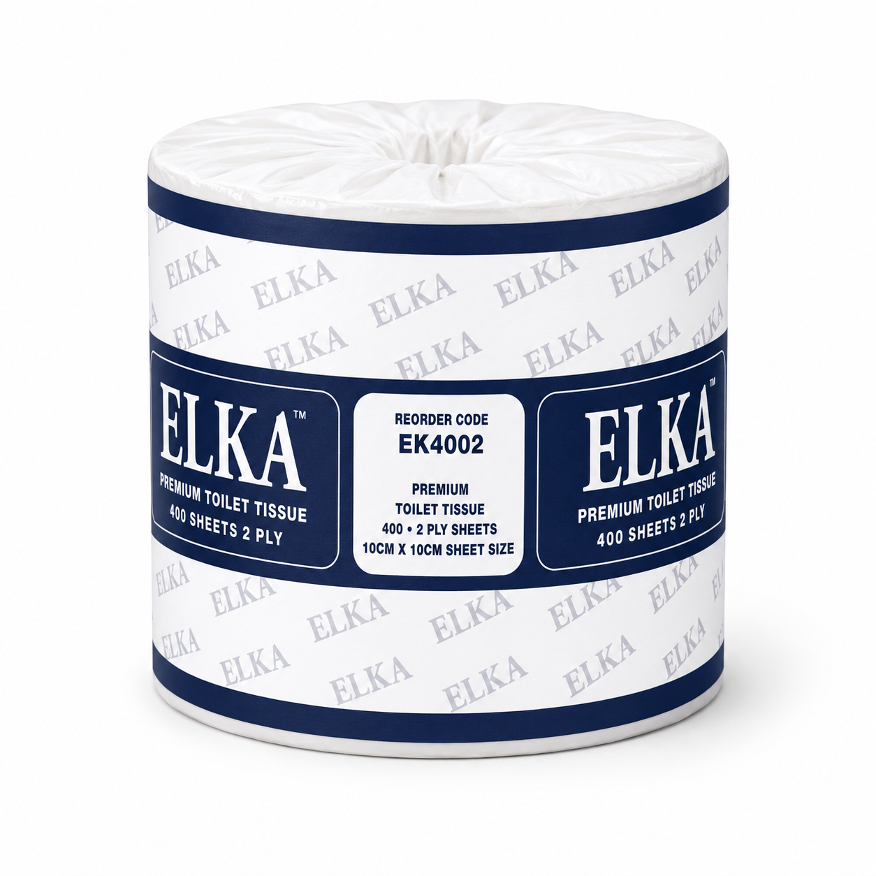 Elka Premium 2 Ply 400 Sheet Toilet Paper Carton of 48
