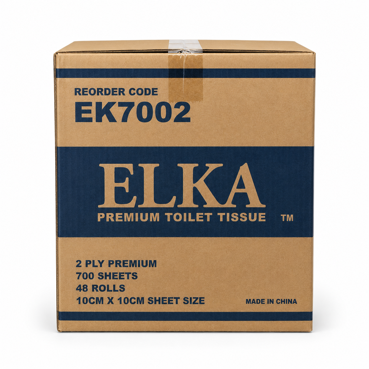 Elka 2 Ply 700 Sheet Toilet Paper | Carton of 48 | EK7002