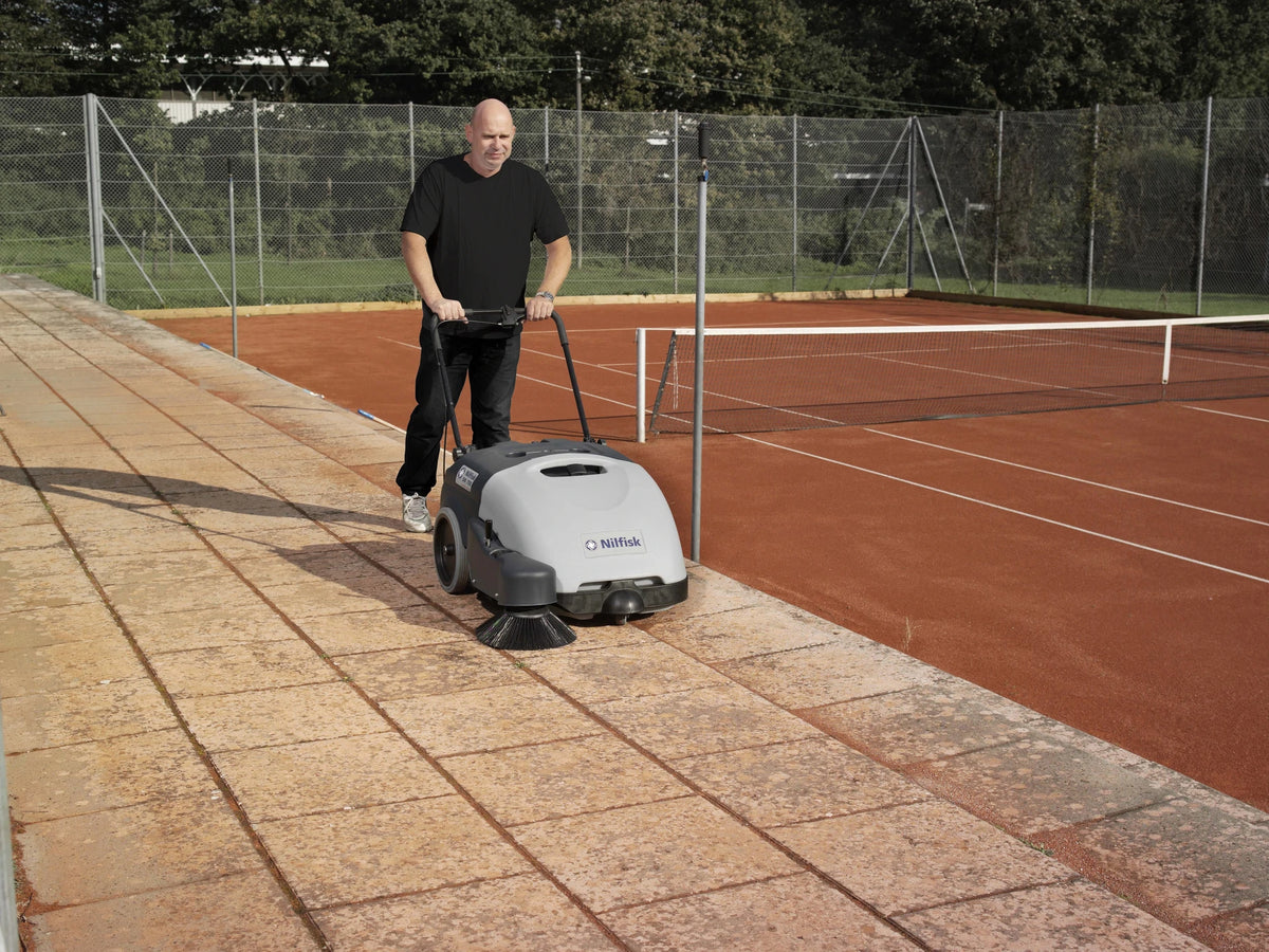 Nilfisk SW750 Battery Walk-Behind Sweeper
