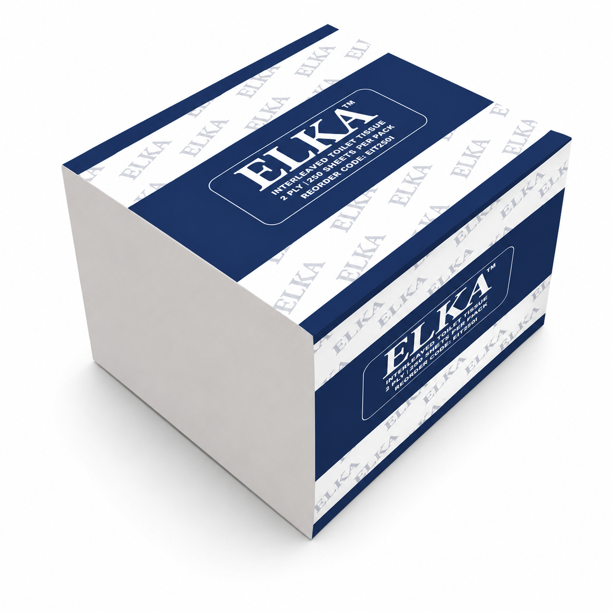 Elka Interleaved Bathroom Tissue 2 Ply 250 Sheet Carton of 36