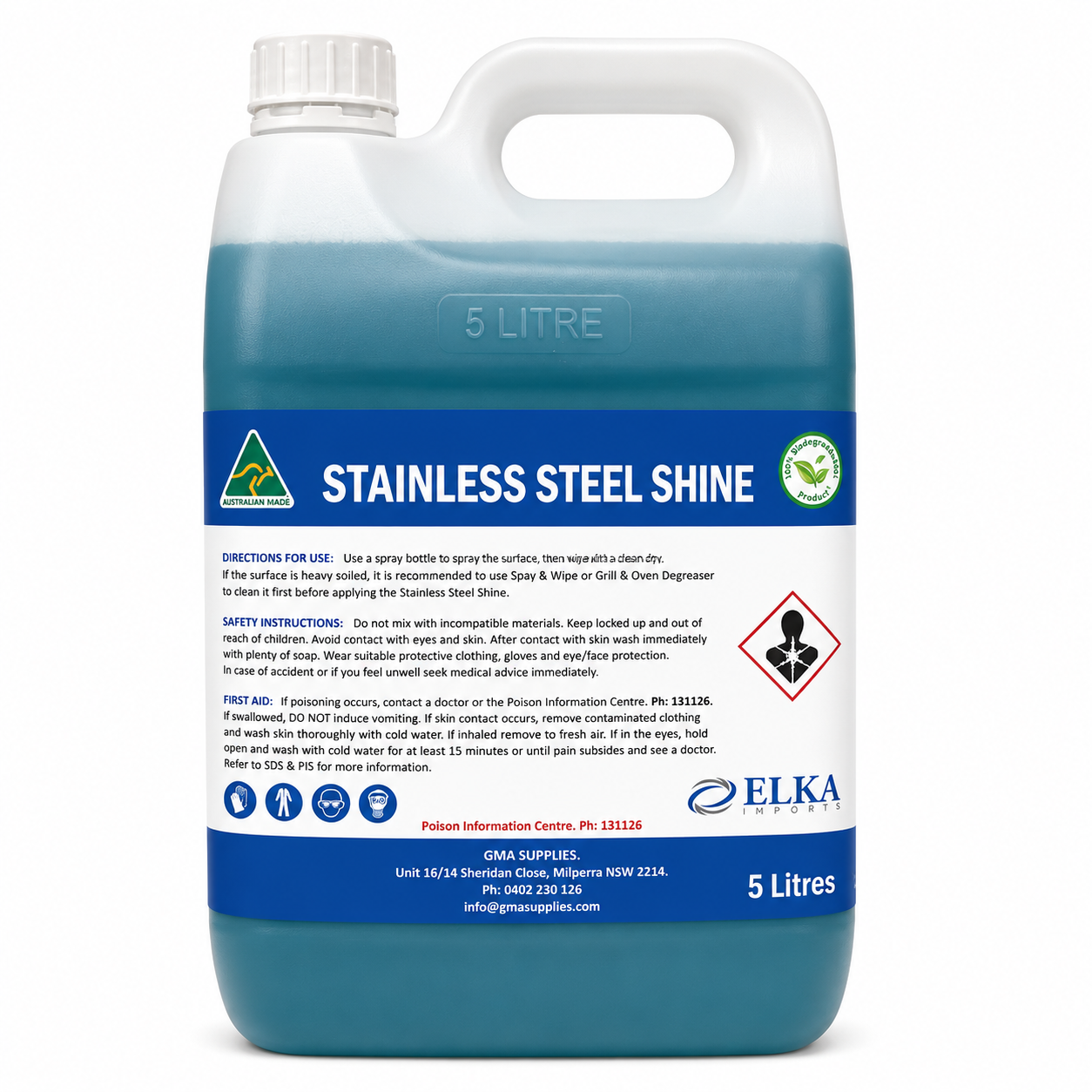 (30) Stainless Steel Cleaner 5L