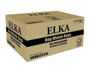 Elka Degradable Dog Waste Bags Carton of 2250
