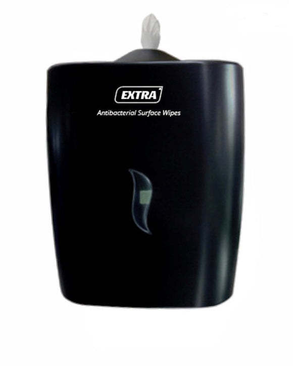 Antibacterial Wipe Black Dispenser (Wall Mounted)