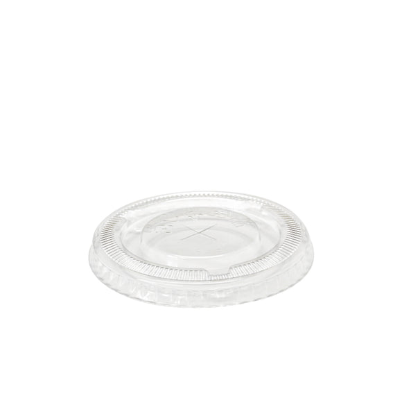 Clear Large Flat Lid for 12oz-24oz RPET Cups 98mm Carton of 1000
