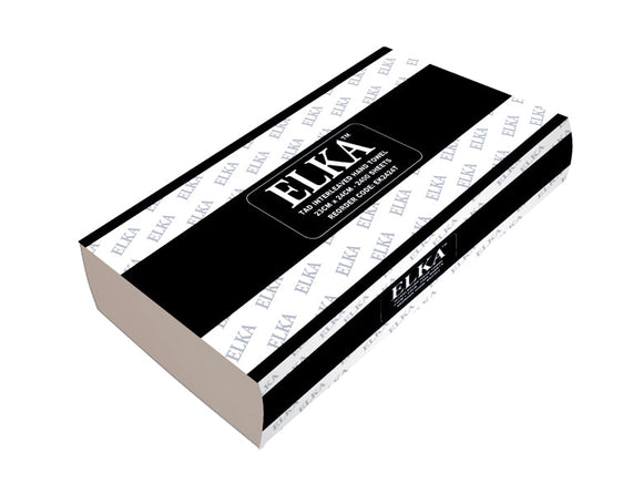 Elka TAD Ultraslim Hand Towel 24cm x 24cm Carton of 2400