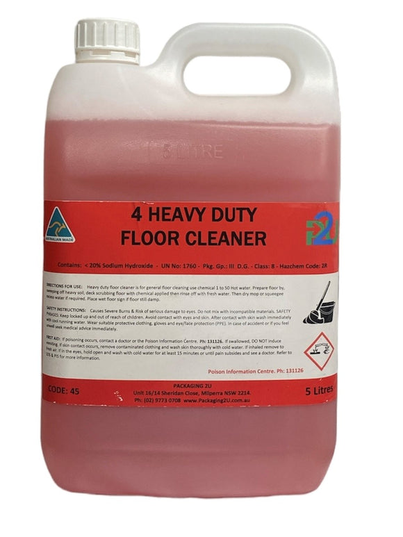 (4) Heavy Duty Floor Cleaner