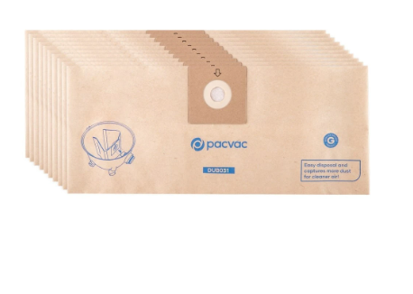 Disposable Paper Sealed Dust Bag 15L (10pk)  (DUB031)
