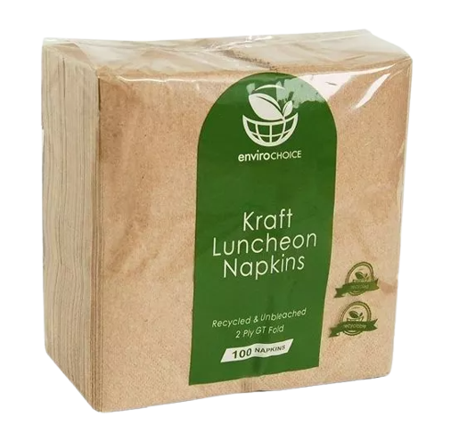 Napkins 2 Ply Gt Fold Kraft Dinner x 1000
