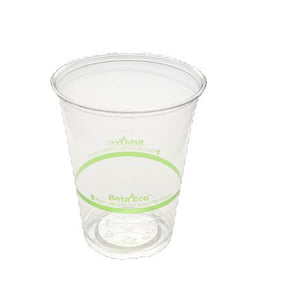 425ml Clear Cup Beta Eco Green RPET Carton of 1000