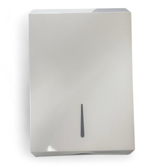 Elka White Powder Coated Metal Ultraslim Dispenser
