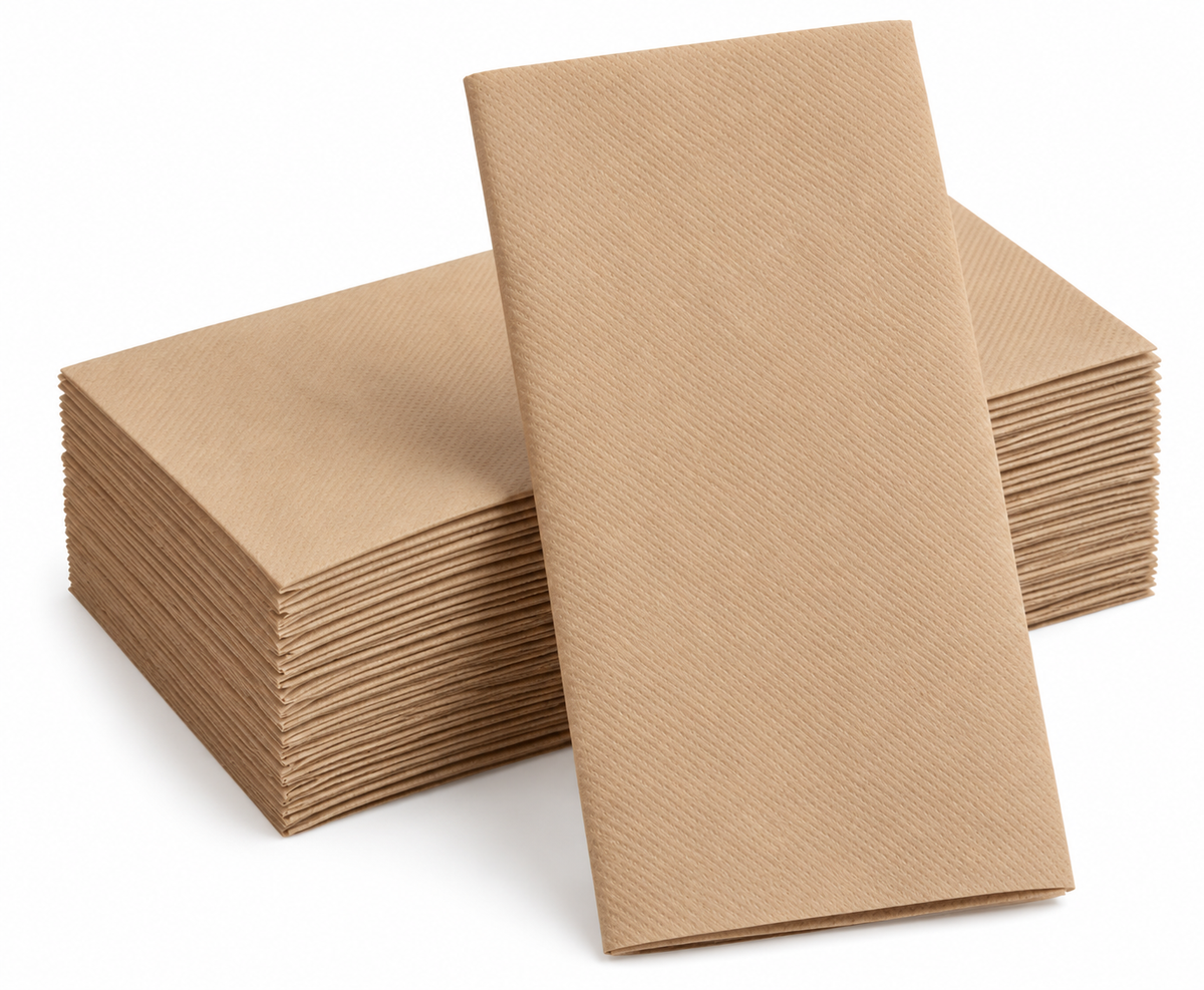 2 Ply Kraft Dinner Napkins Carton of 1000