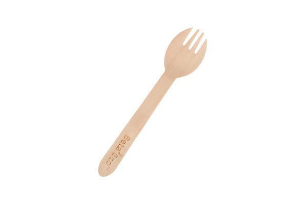 160mm Wooden Spork