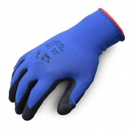 Stealth Blue Heeler PU Palm Gloves Blue / Black Carton of 240 (Pairs)