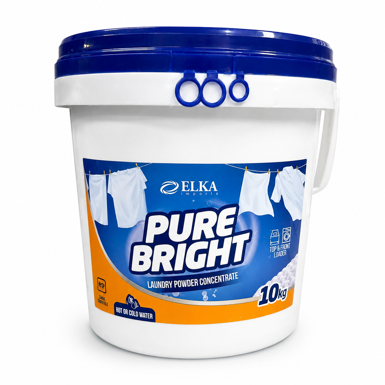 ELKA Pure Bright 10Kg Laundry Powder Concentrate (Fresh Linen)