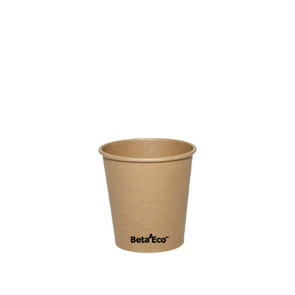 4oz Single Wall Cup Kraft 60mm