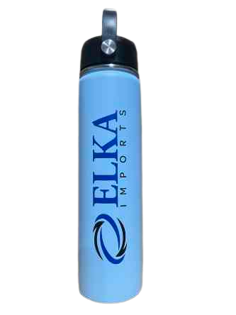 25oz Elka Stainless Steel Baby Blue Water Bottle