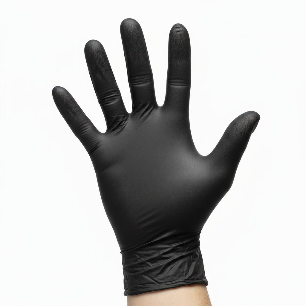 Small Black Nitrile Gloves Carton of 1000