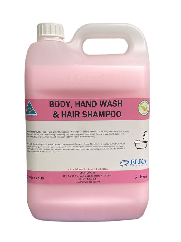 Body Hand Wash & Hair Shampoo 5L