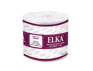 Elka 3 Ply 250 Sheet Executive Toilet Paper Carton of 48